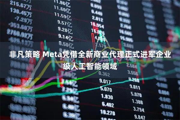 非凡策略 Meta凭借全新商业代理正式进军企业级人工智能领域